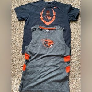 2 youth Oregon Beaver shirts